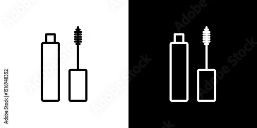 Mascara icon symbol concept for graphic design, Website, UI. Svg