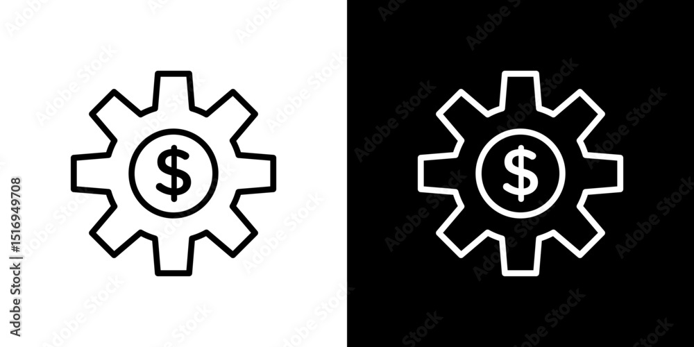 Money processes icon symbol concept for graphic design, Website, UI. Svg Money processes icon symbol concept for graphic design, Website, UI. Svg