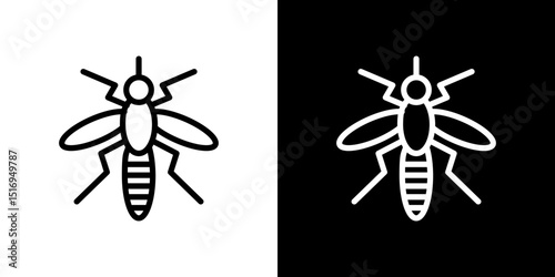 Mosquito icon symbol concept for graphic design, Website, UI. Svg