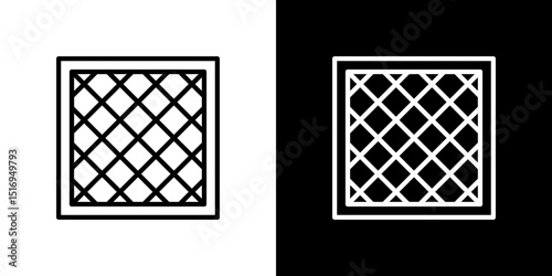 Mosquito net icon symbol concept for graphic design, Website, UI. Svg