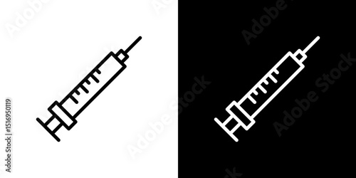 Needle icon symbol concept for graphic design, Website, UI. Svg