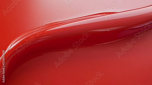 Abstract red liquid flow