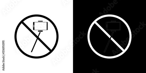 No selfie signs symbol concept for graphic design, Website, UI. Svg