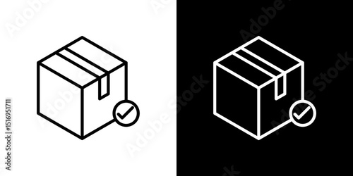 Order receive icon symbol concept for graphic design, Website, UI. Svg