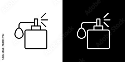 Parfum icon symbol concept for graphic design, Website, UI. Svg