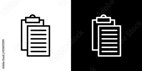 Paste icon symbol concept for graphic design, Website, UI. Svg