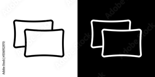 Pillow icon symbol concept for graphic design, Website, UI. Svg