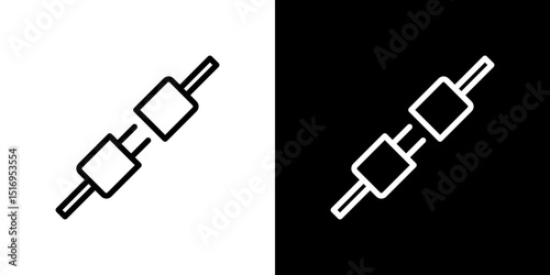 Plug connection icon symbol concept for graphic design, Website, UI. Svg