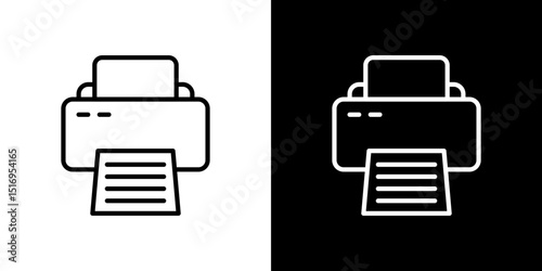 Print icon symbol concept for graphic design, Website, UI. Svg