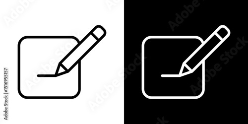 Register icon symbol concept for graphic design, Website, UI. Svg