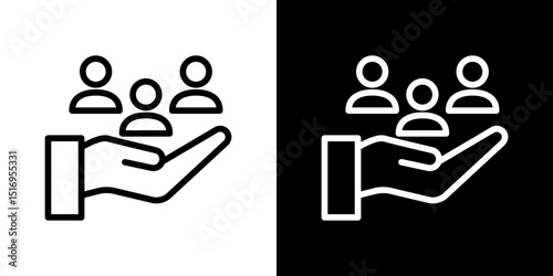 Retention icon symbol concept for graphic design, Website, UI. Svg