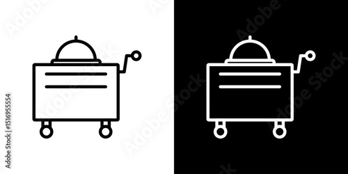 Room service icon symbol concept for graphic design, Website, UI. Svg