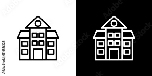 school icon symbol concept for graphic design, Website, UI. Svg