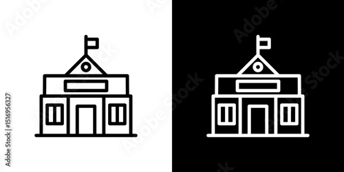 school icon symbol concept for graphic design, Website, UI. Svg