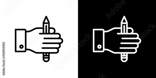 Self expression icon symbol concept for graphic design, Website, UI. Svg