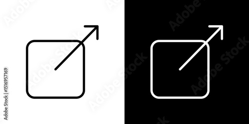 Share icon symbol concept for graphic design, Website, UI. Svg