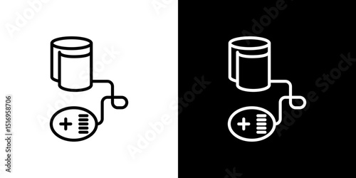 Sphygmomanometer icon symbol concept for graphic design, Website, UI. Svg