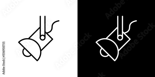 Spotlight icon symbol concept for graphic design, Website, UI. Svg