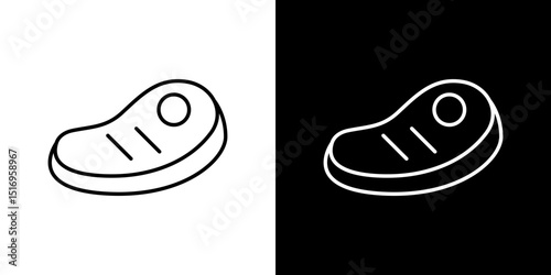 Steak icon symbol concept for graphic design, Website, UI. Svg