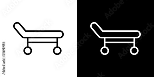 Stretcher icon symbol concept for graphic design, Website, UI. Svg