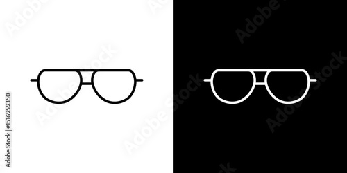 Sunglasses icon symbol concept for graphic design, Website, UI. Svg