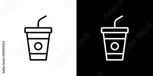 Swoosh Cup icon symbol concept for graphic design, Website, UI. Svg