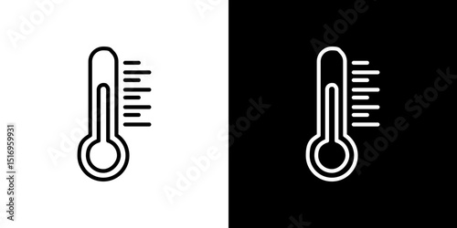 Temperature icon symbol concept for graphic design, Website, UI. Svg