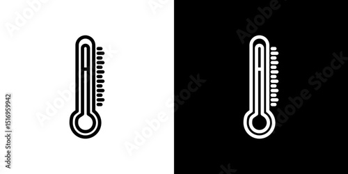 Temperature icon symbol concept for graphic design, Website, UI. Svg