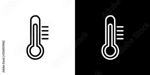 Temperature icon symbol concept for graphic design, Website, UI. Svg