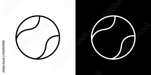 Tennis icon symbol concept for graphic design, Website, UI. Svg