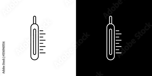 Thermometer icon symbol concept for graphic design, Website, UI. Svg