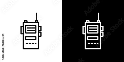 Walkie talkie icon symbol concept for graphic design, Website, UI. Svg