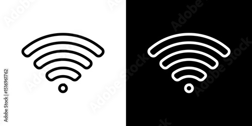 Wifi icon symbol concept for graphic design, Website, UI. Svg