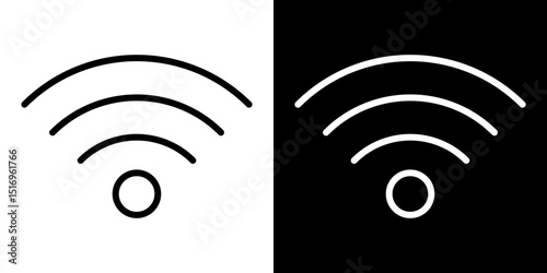 Wifi icon symbol concept for graphic design, Website, UI. Svg