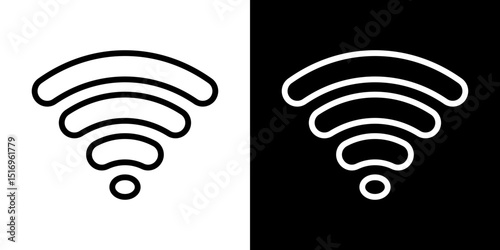 Wifi icon symbol concept for graphic design, Website, UI. Svg