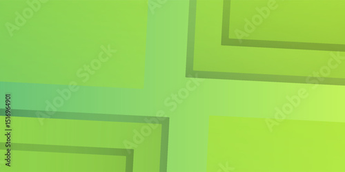 Abstract green gradient background. Modern blue abstract rectangular box lines for presentation, banner and brocure design.