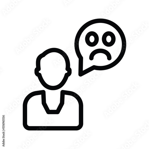 Negative Review Icon