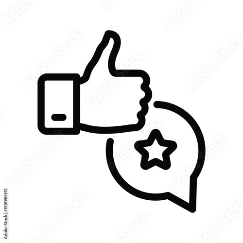 Positive rating icon