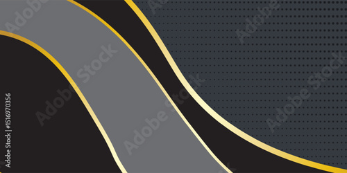 Black background with elegant effect. modern trendy design in vector illustration