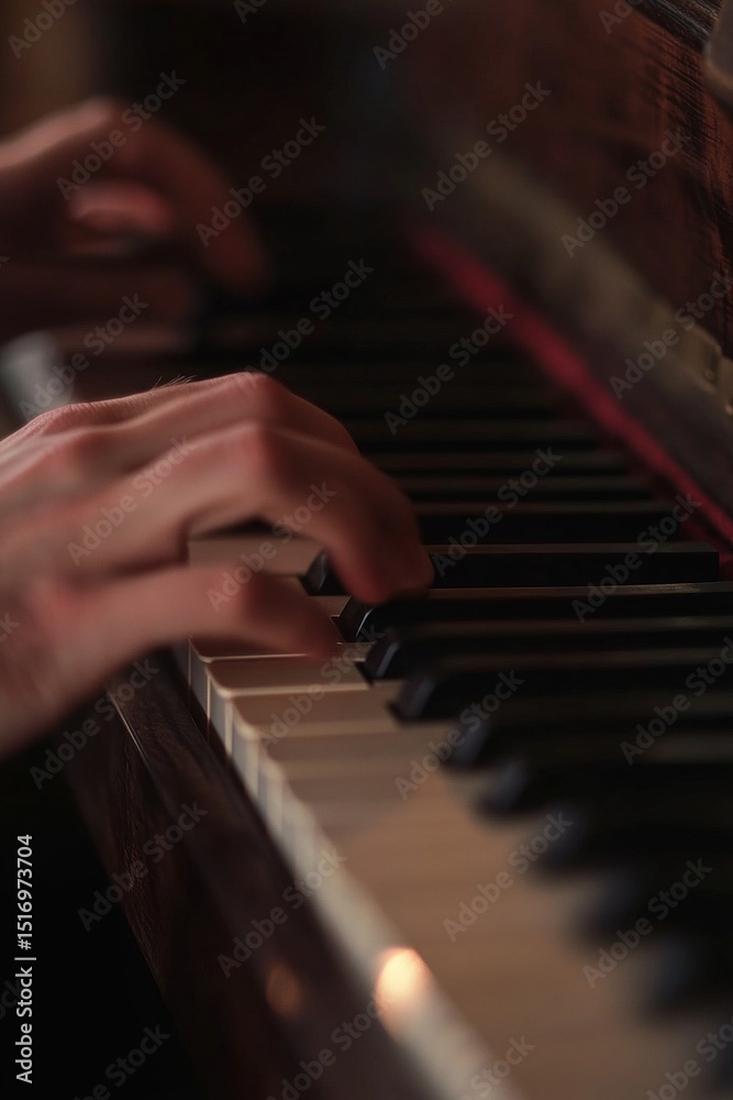 Man playing organ Man playing organ