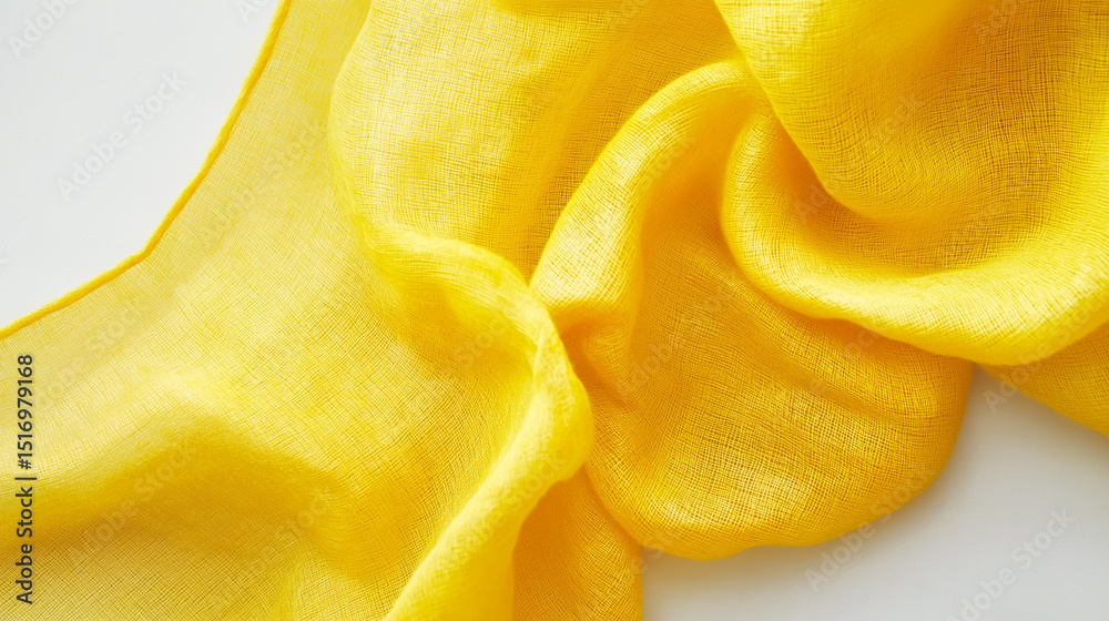 A soft yellow linen cloth laid out on a clean white background, evoking warmth and simplicity.
A soft yellow linen cloth laid out on a clean white background, evoking warmth and simplicity.