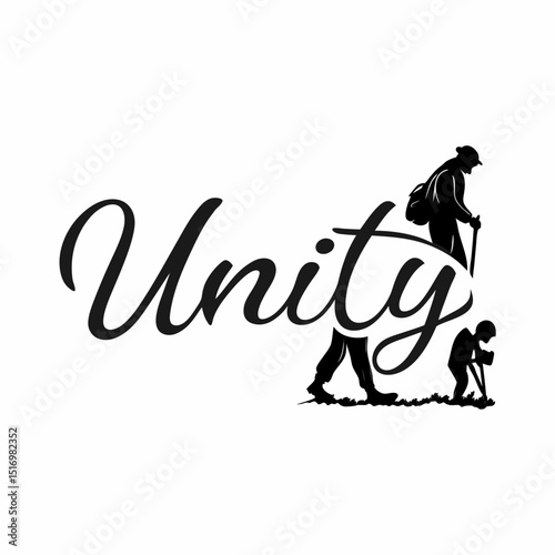 Unity A Generated AI Illustration of Family Journey and Togetherness