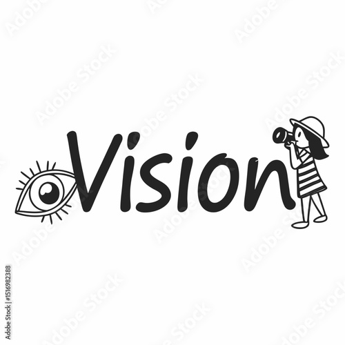 Vision A Generated AI Illustration of a Child's Perspective