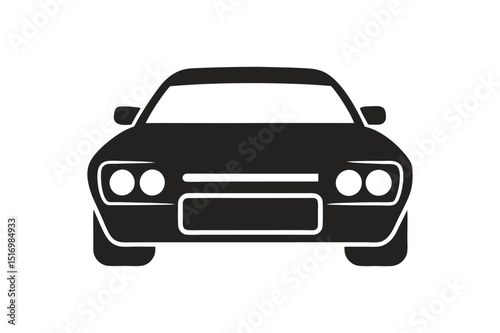 Car Transport icon. Car front line icon. Car icons set. car sign and symbol.