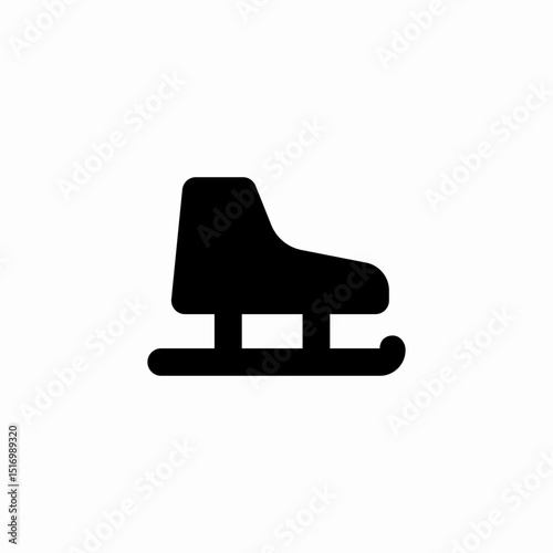 ice skate icon sign vector