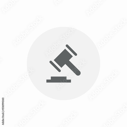 auction decision icon sign vector