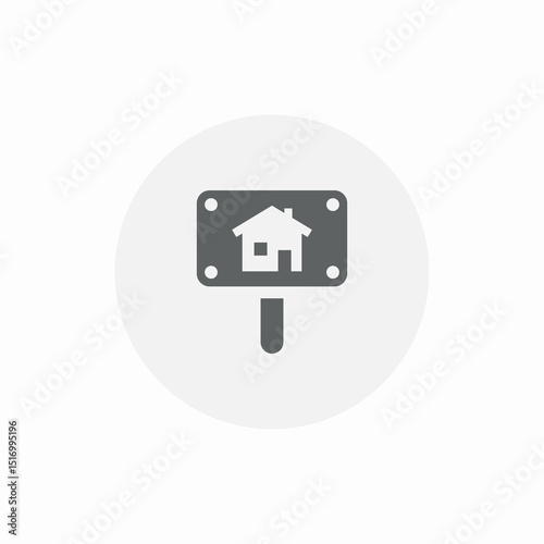 house sale icon sign vector