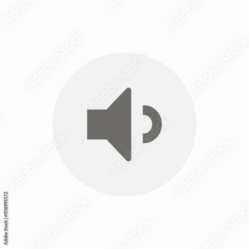 low audio settings icon sign vector