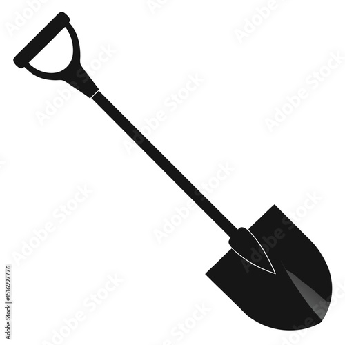 Shovel Gardening Glyph Icon 