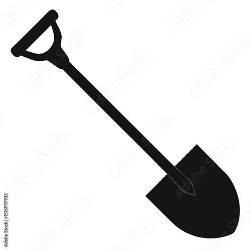 Shovel Gardening Glyph Icon 